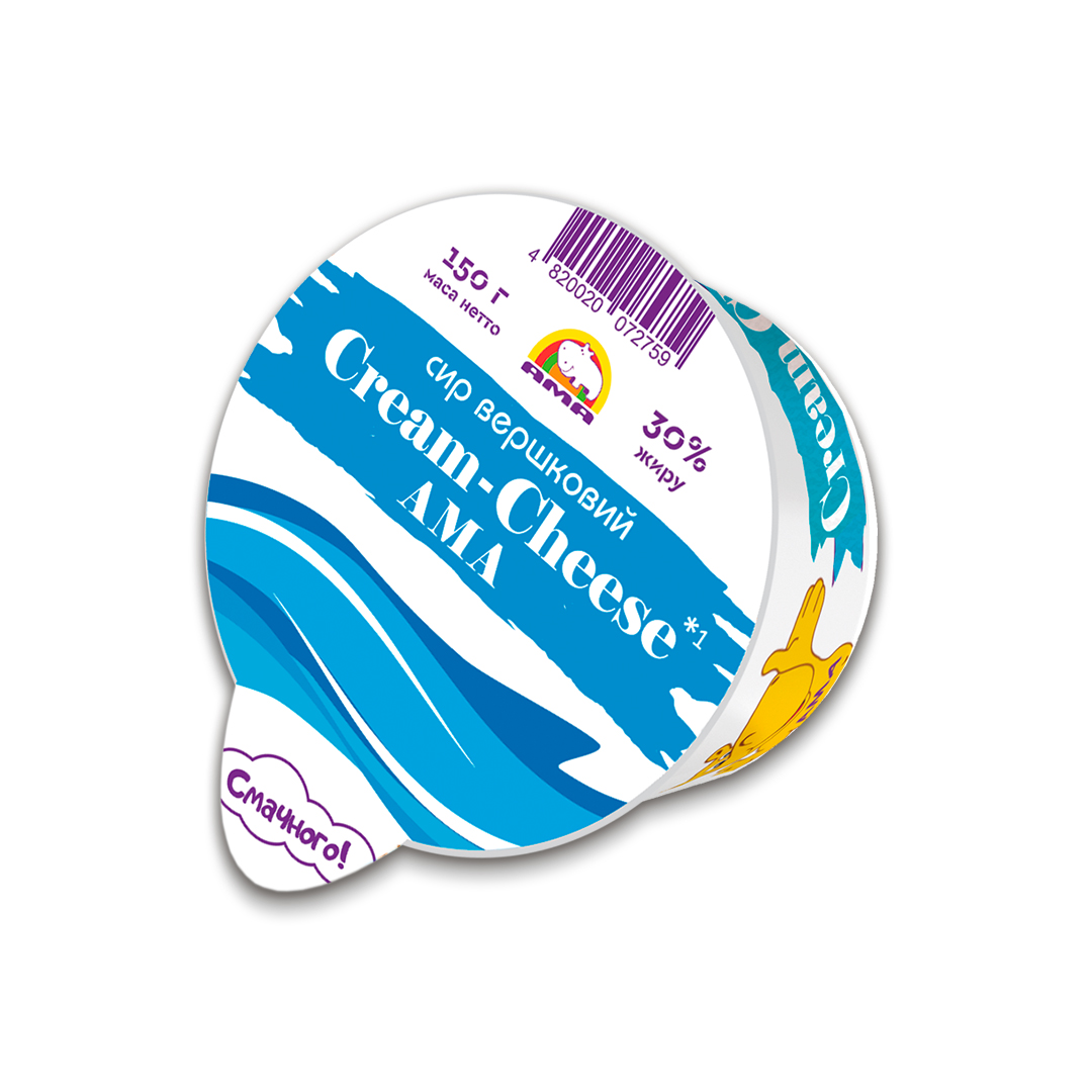 Сир вершковий Cream-Cheese АМА, 30% жиру, 150 г